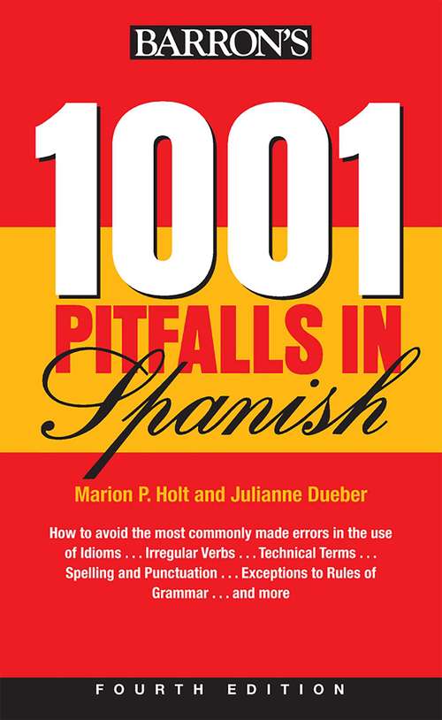 Book cover of 1001 Pitfalls In Spanish