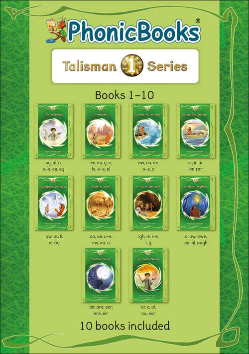 Book cover of Phonic Books Talisman 1: Decodable Books for Older Readers (Alternative Vowel Spellings) (Phonic Books Catch-Up Decodable Readers)