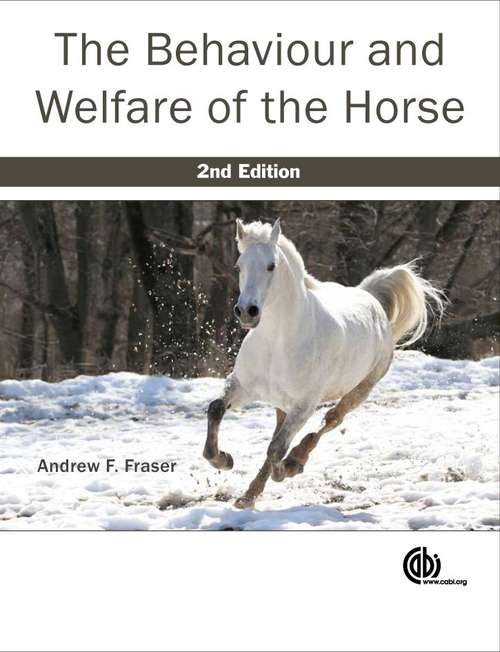 Book cover of Behaviour and Welfare of the Horse