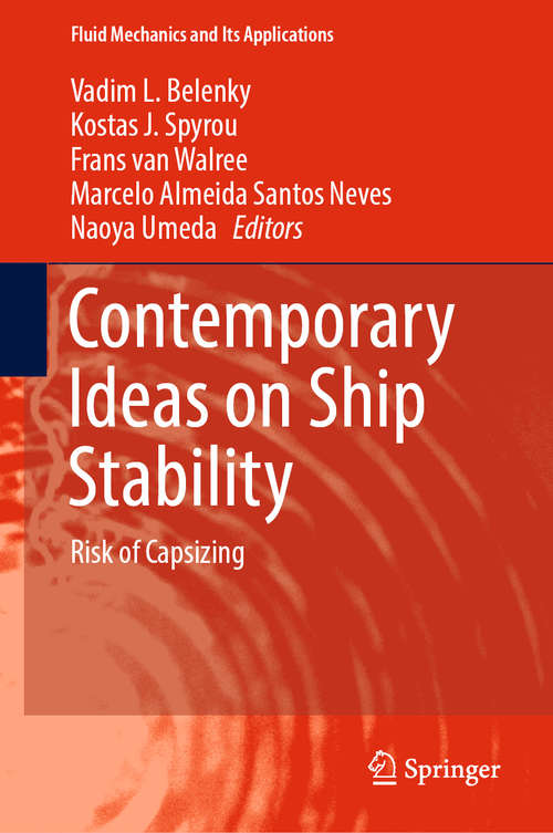 Book cover of Contemporary Ideas on Ship Stability: Risk of Capsizing (1st ed. 2019) (Fluid Mechanics and Its Applications #119)