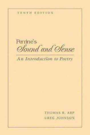Perrine's Sound and Sense: An Introduction to Poetry (10th edition)
