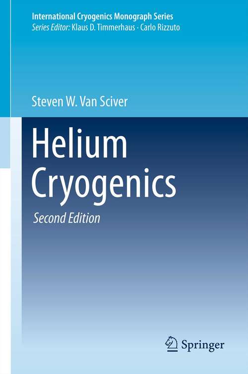 Book cover of Helium Cryogenics