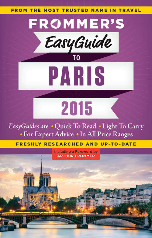 Book cover of Frommer's EasyGuide to Paris 2014