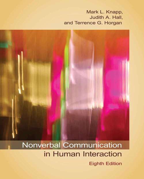 Book cover of Nonverbal Communication In Human Interaction (8)