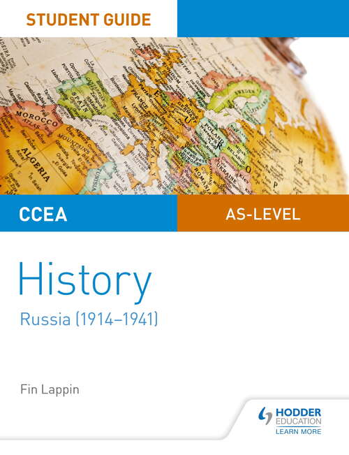 Book cover of CCEA AS-level History Student Guide: Russia (1914-1941)