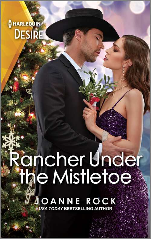 Book cover of Rancher Under the Mistletoe: A Flirty Holiday Western Romance (Original) (Kingsland Ranch #4)