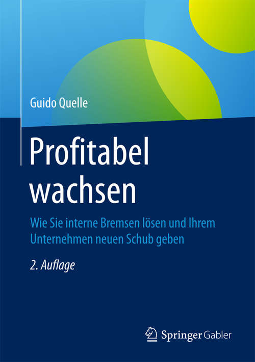 Book cover of Profitabel wachsen