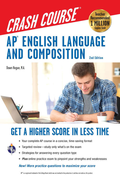 Book cover of AP® English Language & Composition Crash Course, 2nd Edition (Advanced Placement (AP) Crash Course)