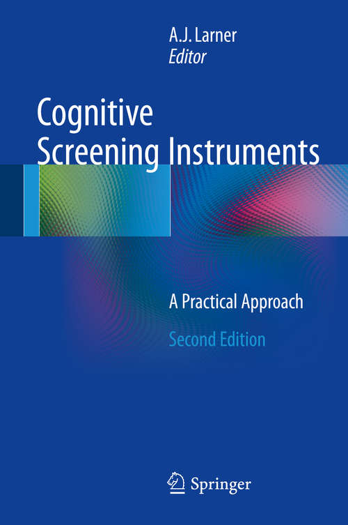 Book cover of Cognitive Screening Instruments