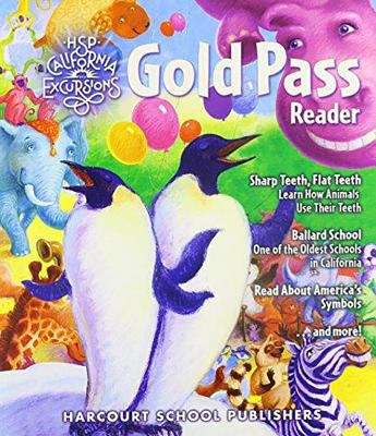 Book cover of HSP California Excursions, Gold Pass Reader, Grade 1