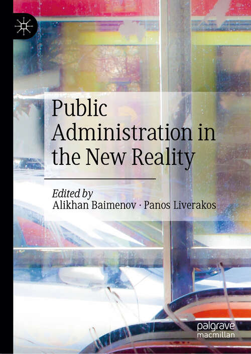 Book cover of Public Administration in the New Reality