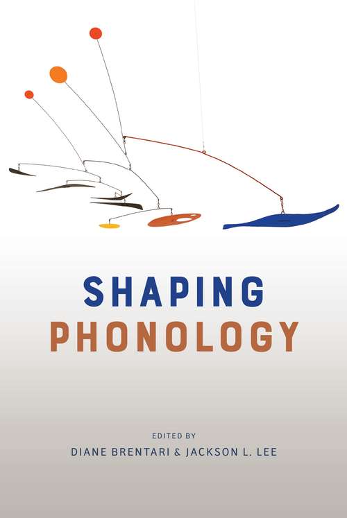Book cover of Shaping Phonology