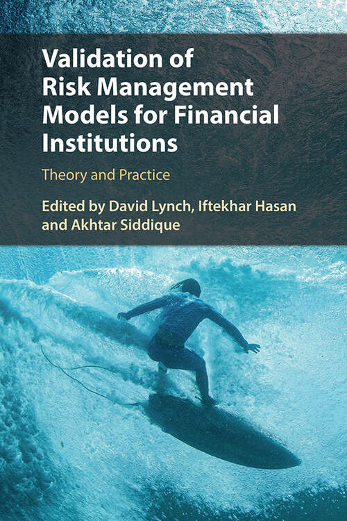 Book cover of Validation of Risk Management Models for Financial Institutions: Theory and Practice