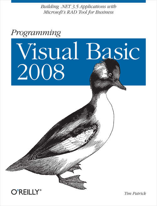 Book cover of Programming Visual Basic 2008