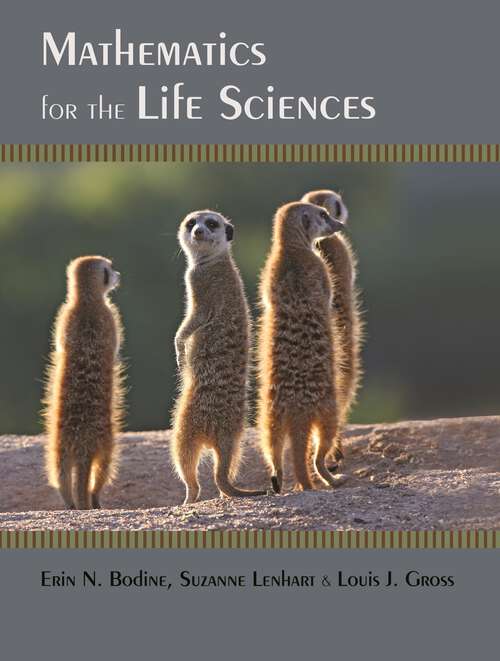 Book cover of Mathematics for the Life Sciences