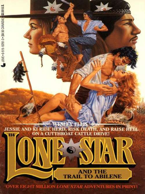 Book cover of Lone Star and the Trail of Abilene (Lone Star #114)