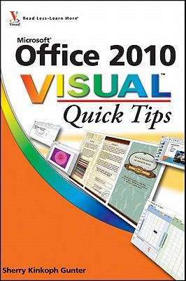 Book cover of Office 2010 Visual Quick Tips