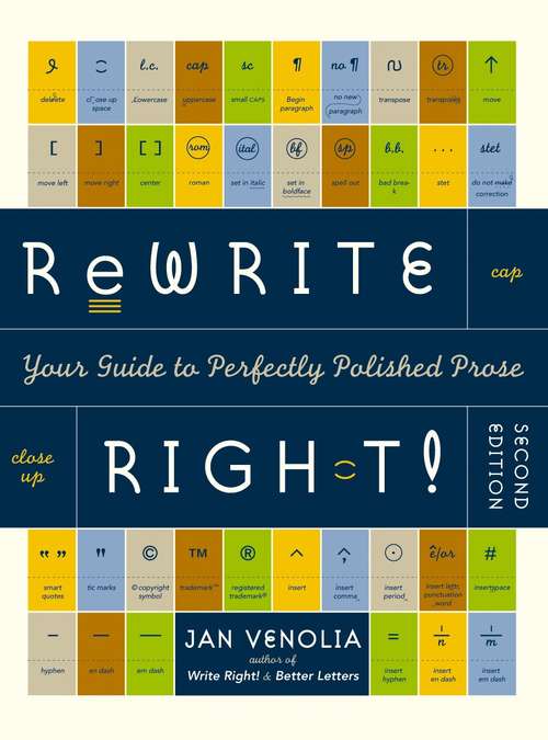 Book cover of Rewrite Right! Your Guide to Perfectly Polished Prose