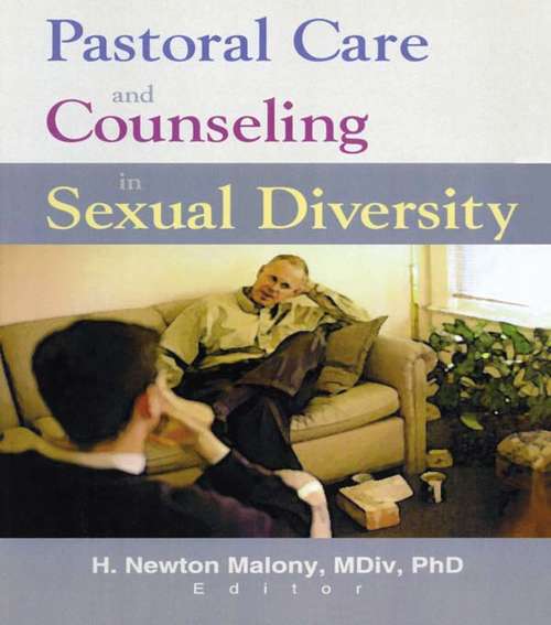 Book cover of Pastoral Care and Counseling in Sexual Diversity