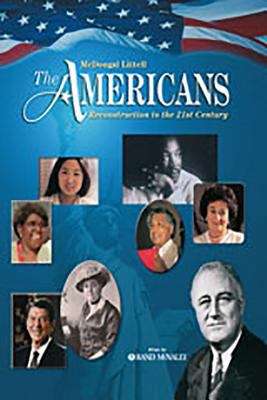 Book cover of The Americans: Reconstruction to the 21st Century (Michigan)