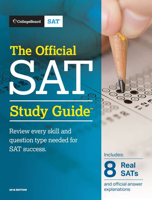 Book cover of The Official SAT Study Guide (2018 Edition)