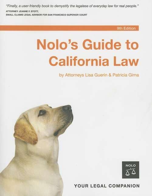 Nolo's Guide to California Law (9th edition)