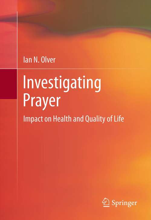 Book cover of Investigating Prayer