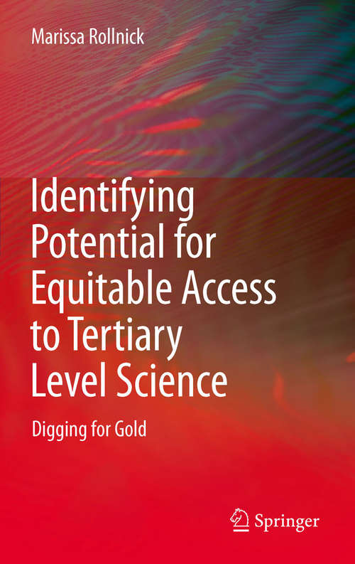 Book cover of Identifying Potential for Equitable Access to Tertiary Level Science
