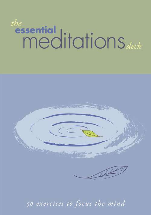 Book cover of Essential Meditations Deck