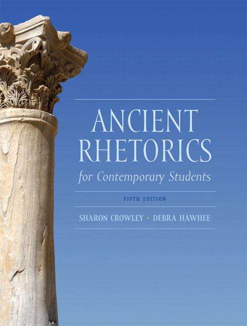 Book cover of Ancient Rhetorics for Contemporary Students