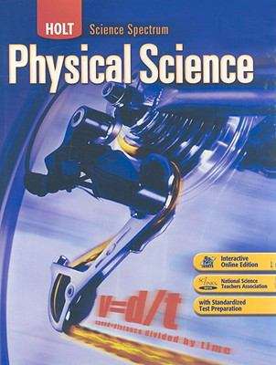 Book cover of Holt Science Spectrum: Physical Science