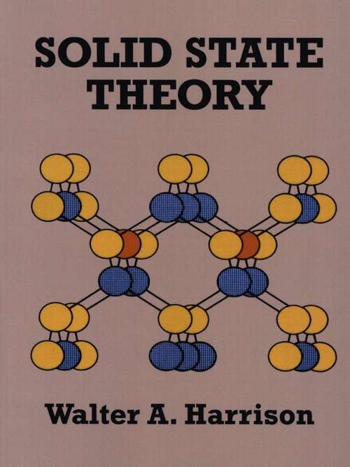 Book cover of Solid State Theory