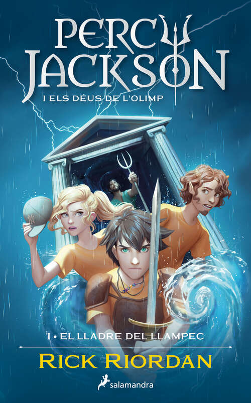 Book cover of El lladre del llampec (Percy Jackson i els déus de l'Olimp: Volumen 1)
