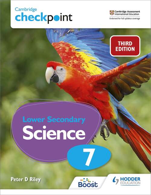 Book cover of Cambridge Checkpoint Lower Secondary Science Student's Book 7: Third Edition