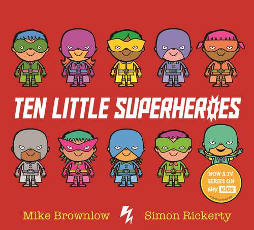 Book cover of Ten Little Superheroes (Ten Little #6)