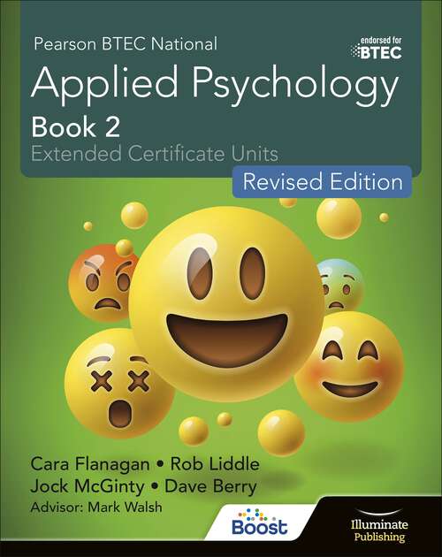 Book cover of Pearson BTEC National Applied Psychology: Book 2