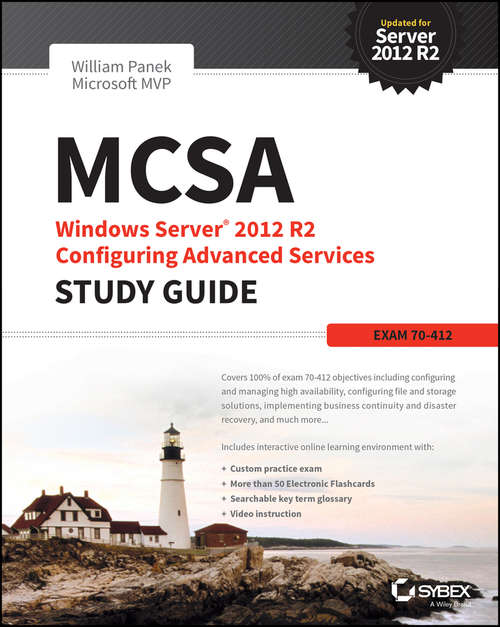 Book cover of MCSA Windows Server 2012 R2 Configuring Advanced Services Study Guide
