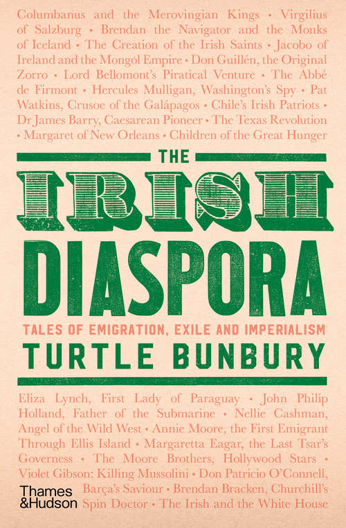 Book cover of The Irish Diaspora: Tales of Emigration, Exile and Imperialism