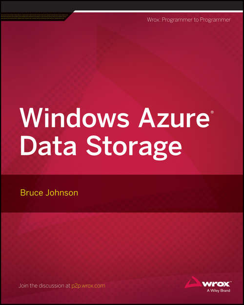Book cover of Windows Azure Data Storage