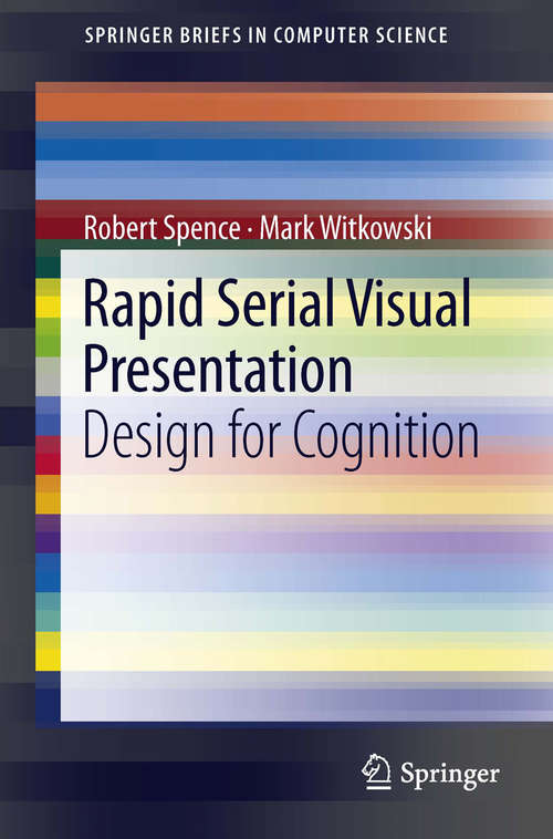 Book cover of Rapid Serial Visual Presentation