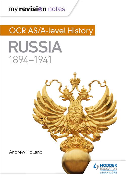 Book cover of My Revision Notes: OCR AS/A-level History: Russia 1894-1941