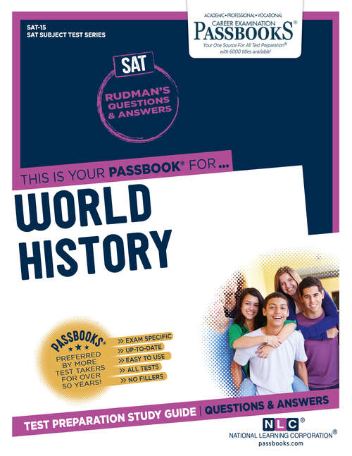 Book cover of WORLD HISTORY: Passbooks Study Guide (College Board SAT Subject Test Series: F No. 33)