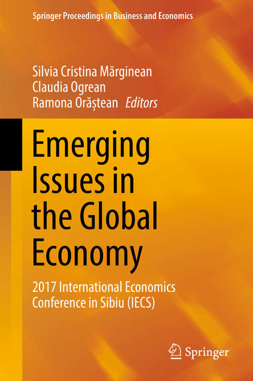 Book cover of Emerging Issues in the Global Economy