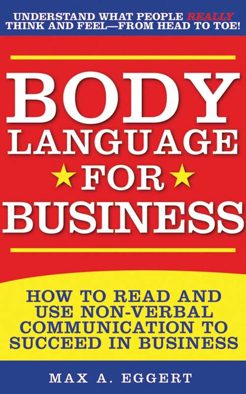 Book cover of Body Language for Business