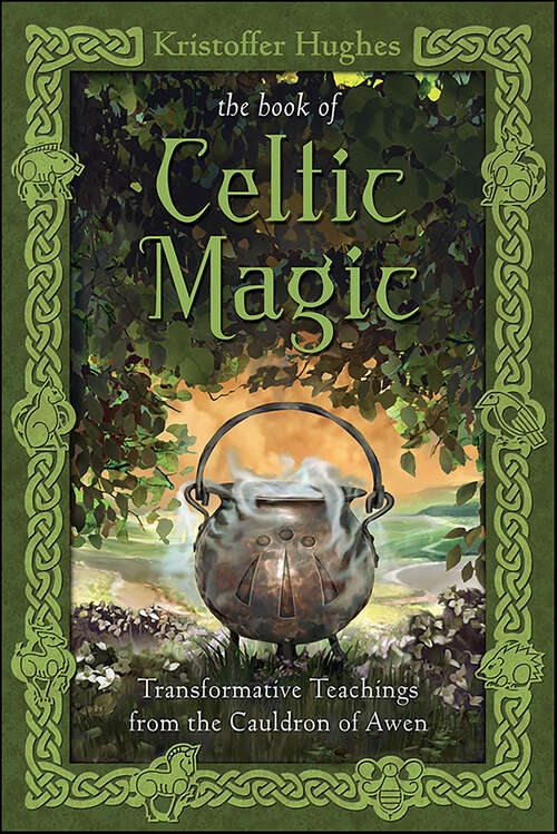 Book cover of The Book of Celtic Magic: Transformative Teachings from the Cauldron of Awen