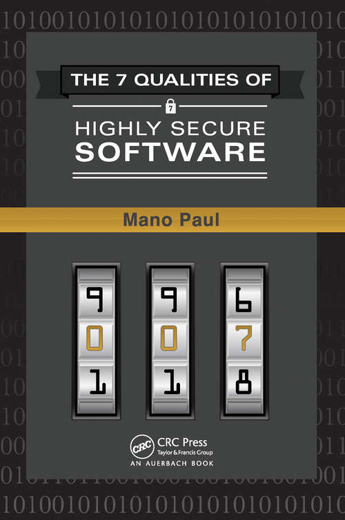 Book cover of The 7 Qualities of Highly Secure Software