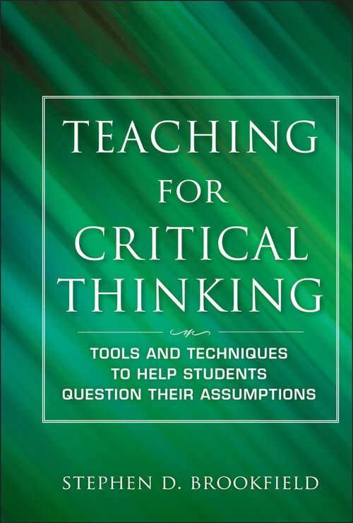 Book cover of Teaching for Critical Thinking