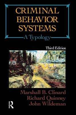 Criminal Behavior Systems: A Typology