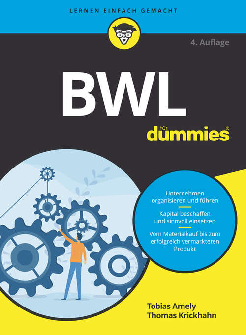 Book cover of BWL für Dummies (4. Auflage) (Für Dummies)