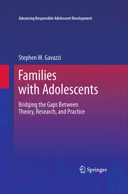 Book cover of Families with Adolescents